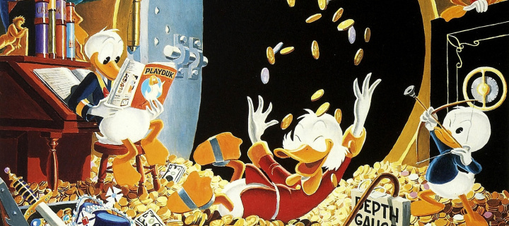 DuckTales and Scrooge McDuck Money wallpaper 720x320