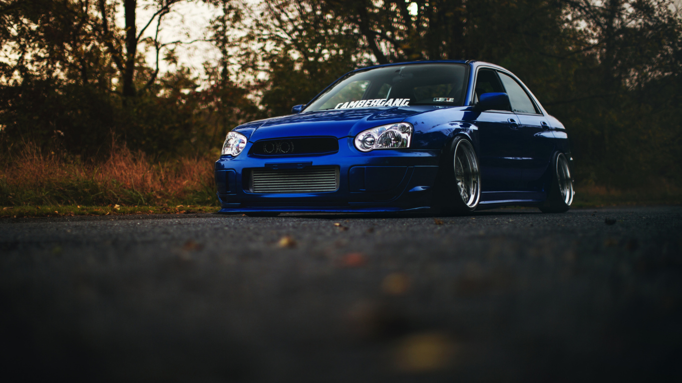 Sfondi Subaru Impreza WRX STI 1366x768