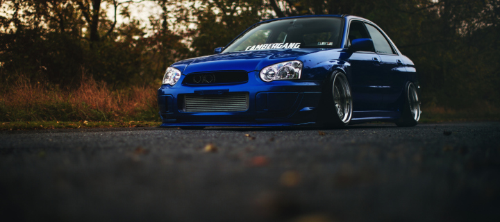 Subaru Impreza WRX STI wallpaper 720x320