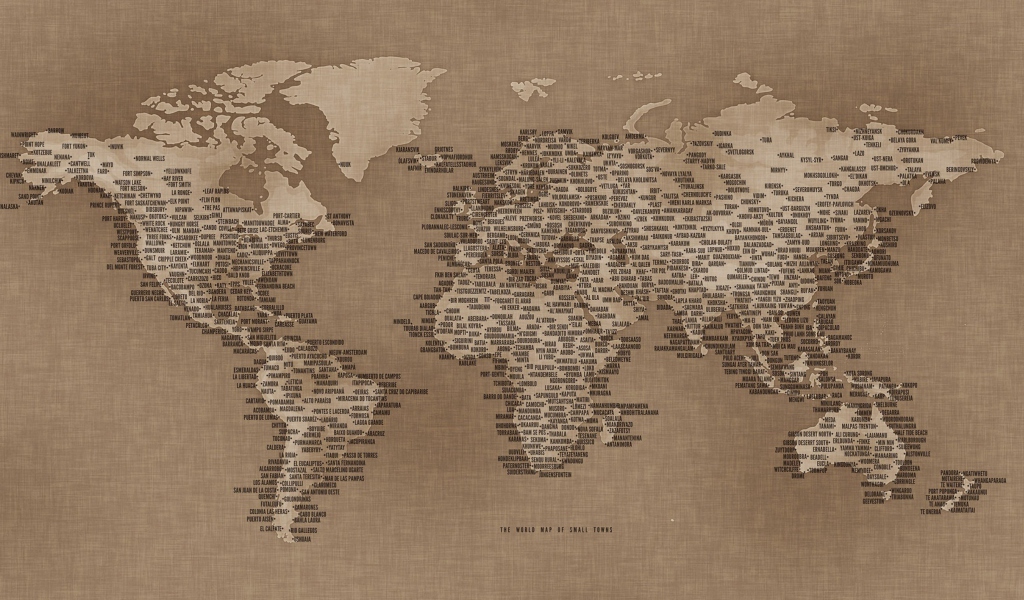 Sfondi World Map 1024x600