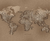 Das World Map Wallpaper 176x144