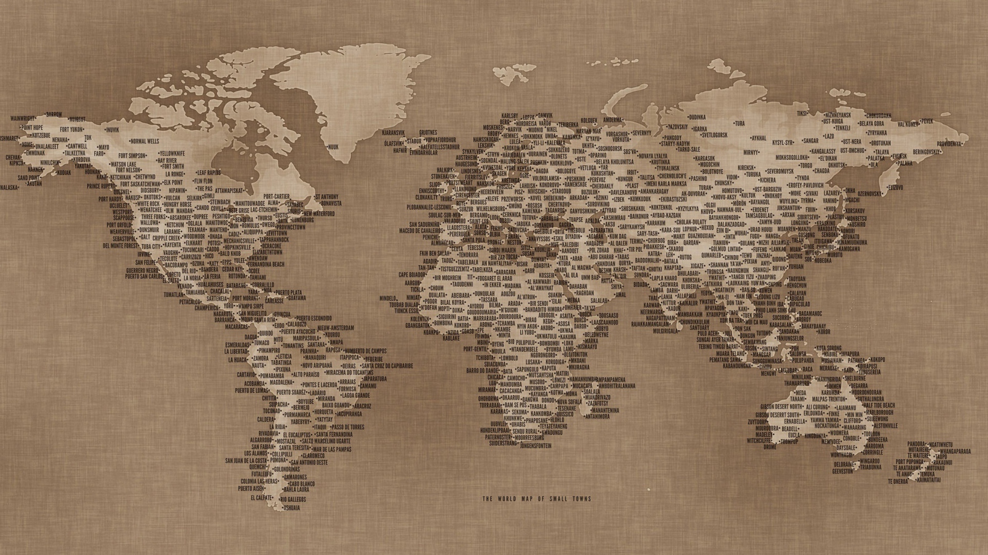 Sfondi World Map 1920x1080