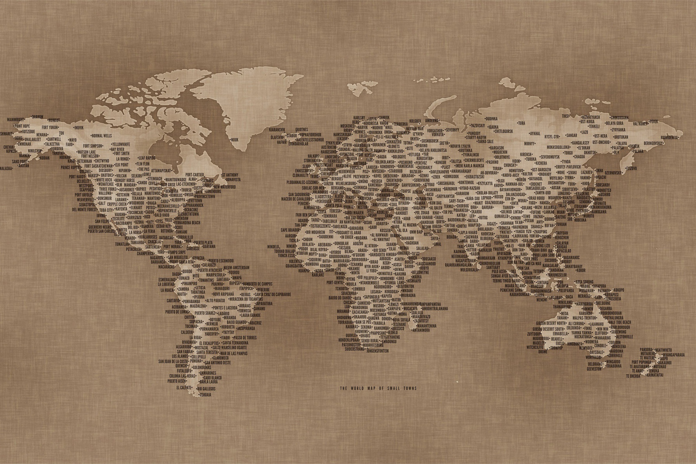 Das World Map Wallpaper 2880x1920