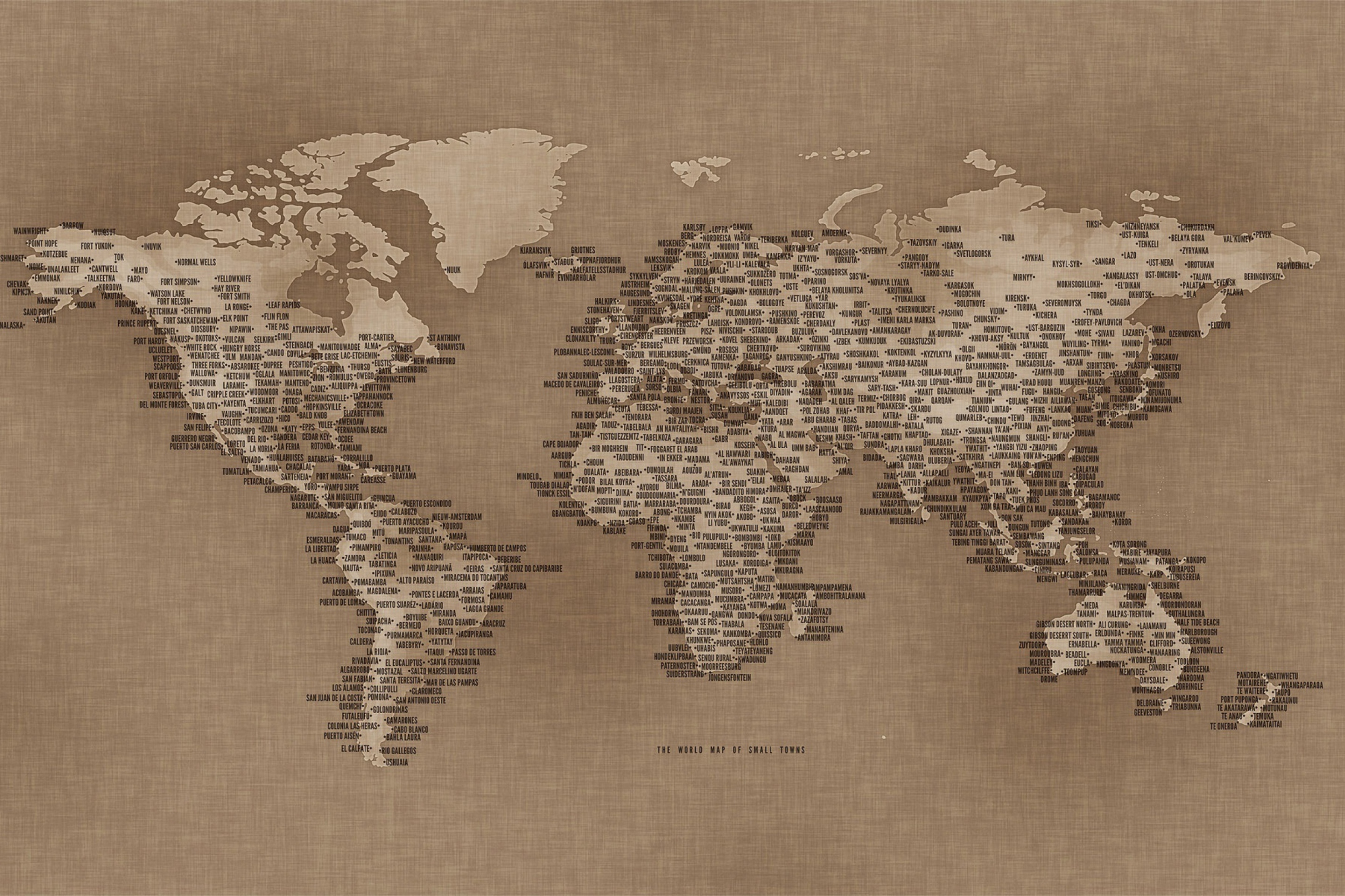 Fondo de pantalla World Map 2880x1920