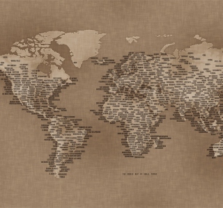 Kostenloses World Map Wallpaper für 2048x2048