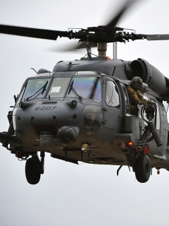 Sfondi Sikorsky HH-60 Pave Hawk 240x320
