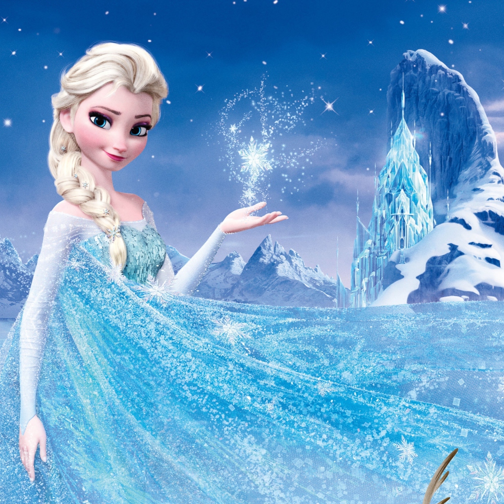 Fondo de pantalla Frozen, Walt Disney 1024x1024