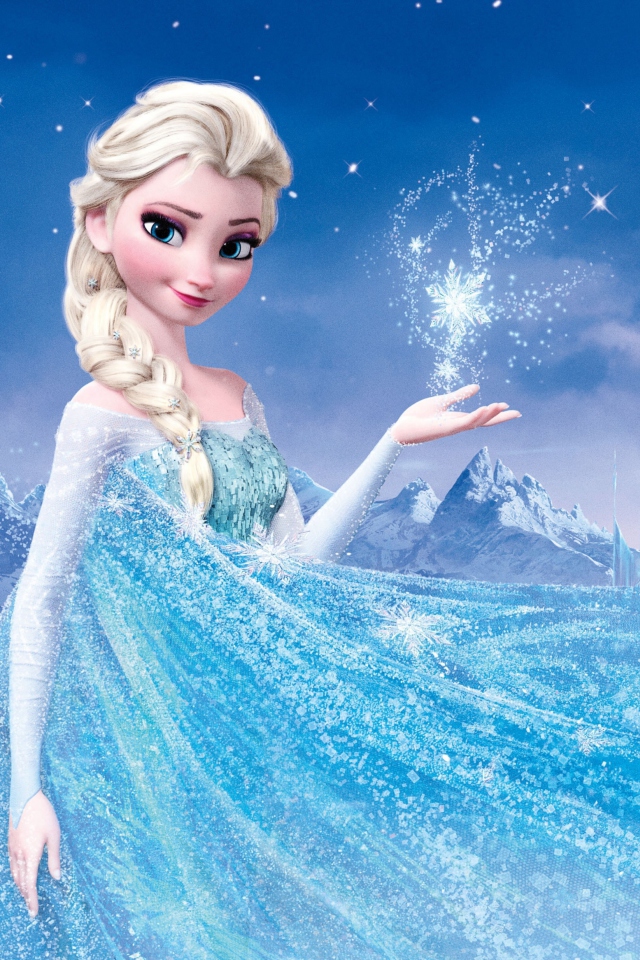 Обои Frozen, Walt Disney 640x960