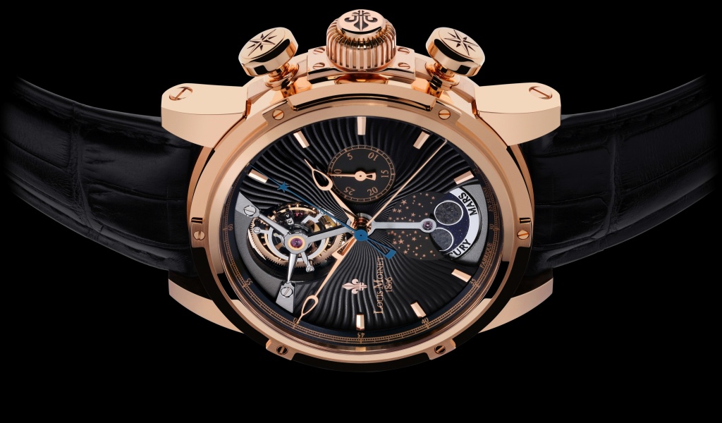 Screenshot №1 pro téma Louis Moinet Chronograph 1024x600