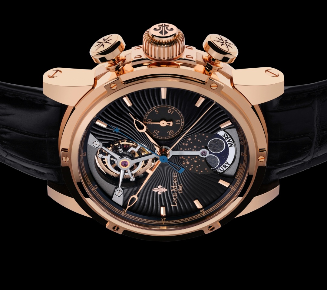 Screenshot №1 pro téma Louis Moinet Chronograph 1080x960