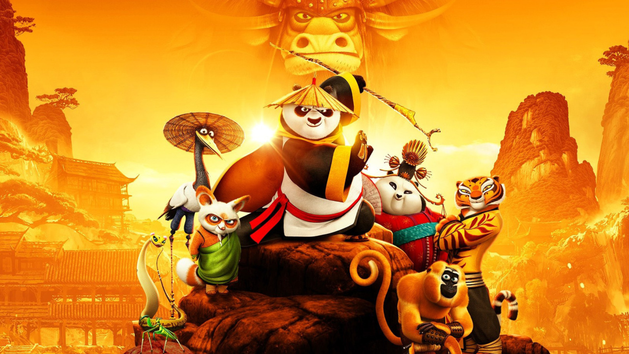 Fondo de pantalla Kung Fu Panda 3 3D 1280x720