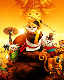 Обои Kung Fu Panda 3 3D 128x160