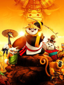 Screenshot №1 pro téma Kung Fu Panda 3 3D 132x176