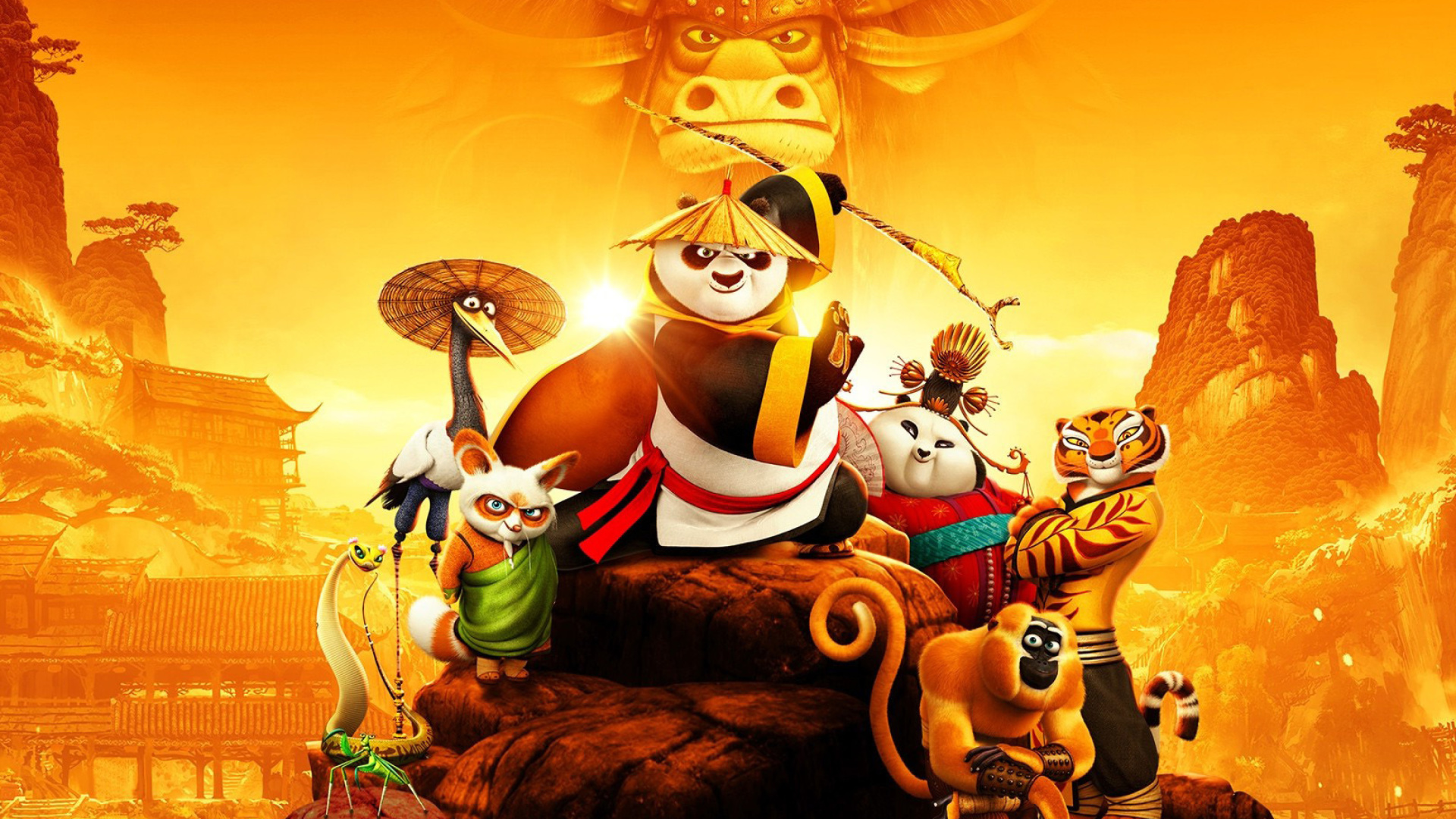 Screenshot №1 pro téma Kung Fu Panda 3 3D 1920x1080