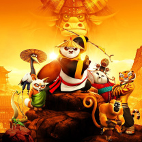 Обои Kung Fu Panda 3 3D 208x208