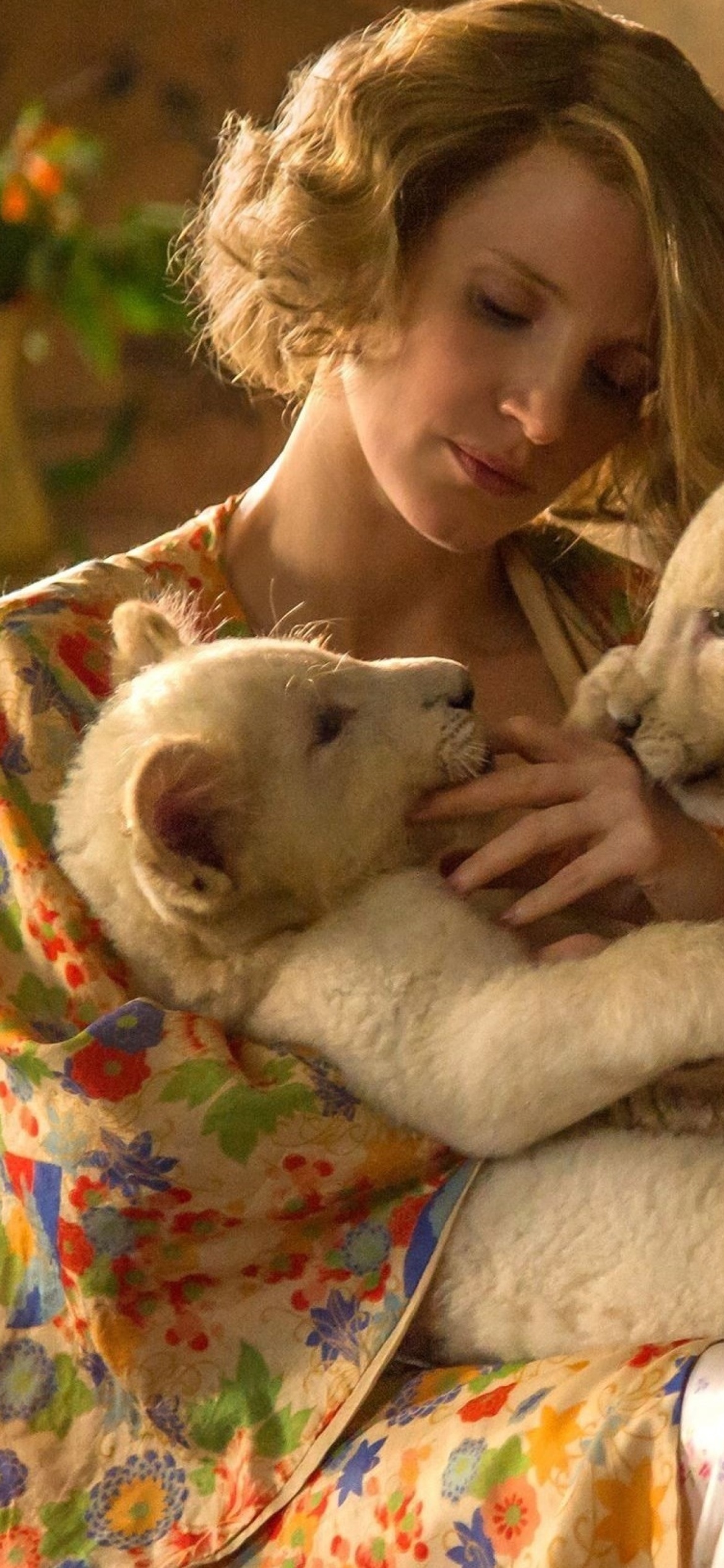 Sfondi The Zookeepers Wife Film with Jessica Chastain 1170x2532