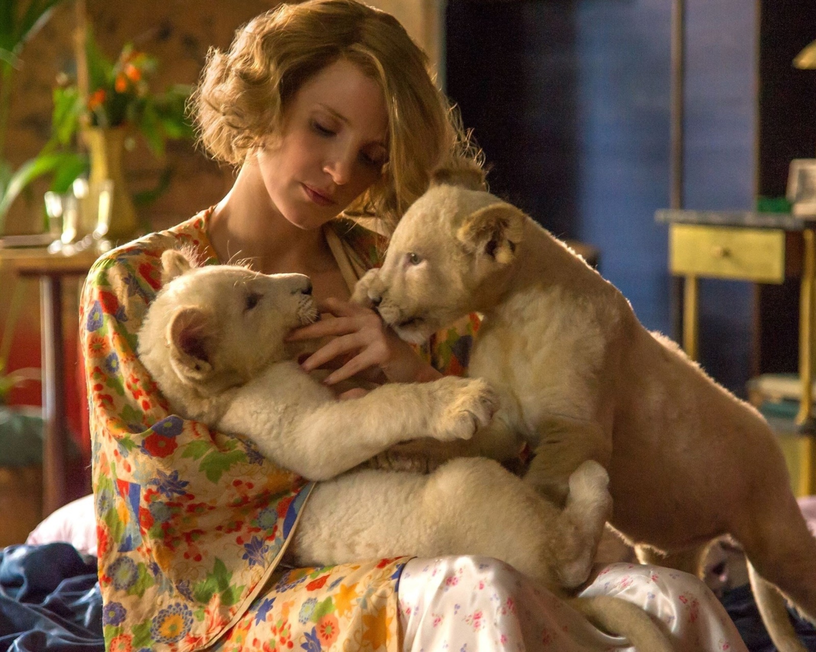 Sfondi The Zookeepers Wife Film with Jessica Chastain 1600x1280