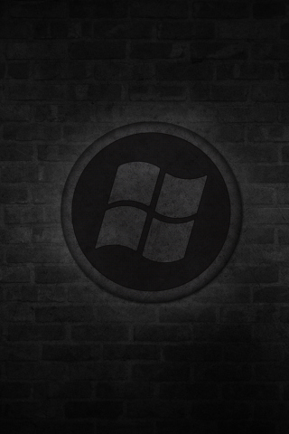Das Windows Logo Wallpaper 320x480