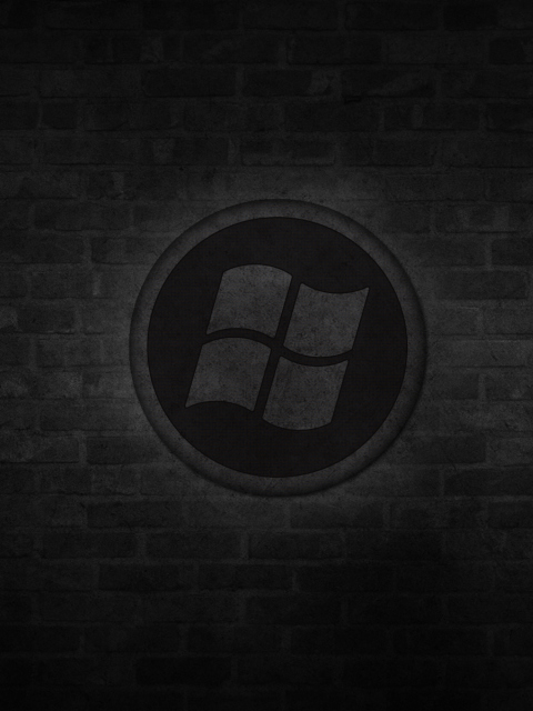Fondo de pantalla Windows Logo 480x640