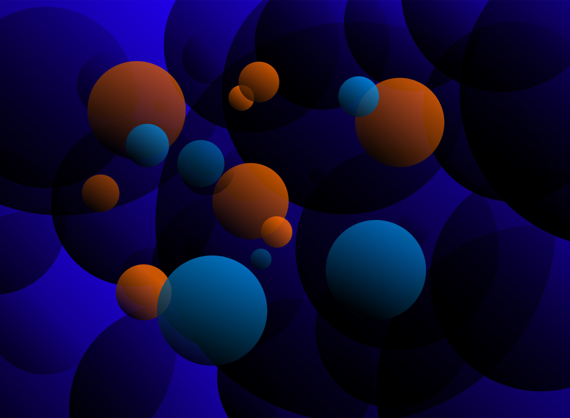 Screenshot №1 pro téma 3D Spheres 1920x1408