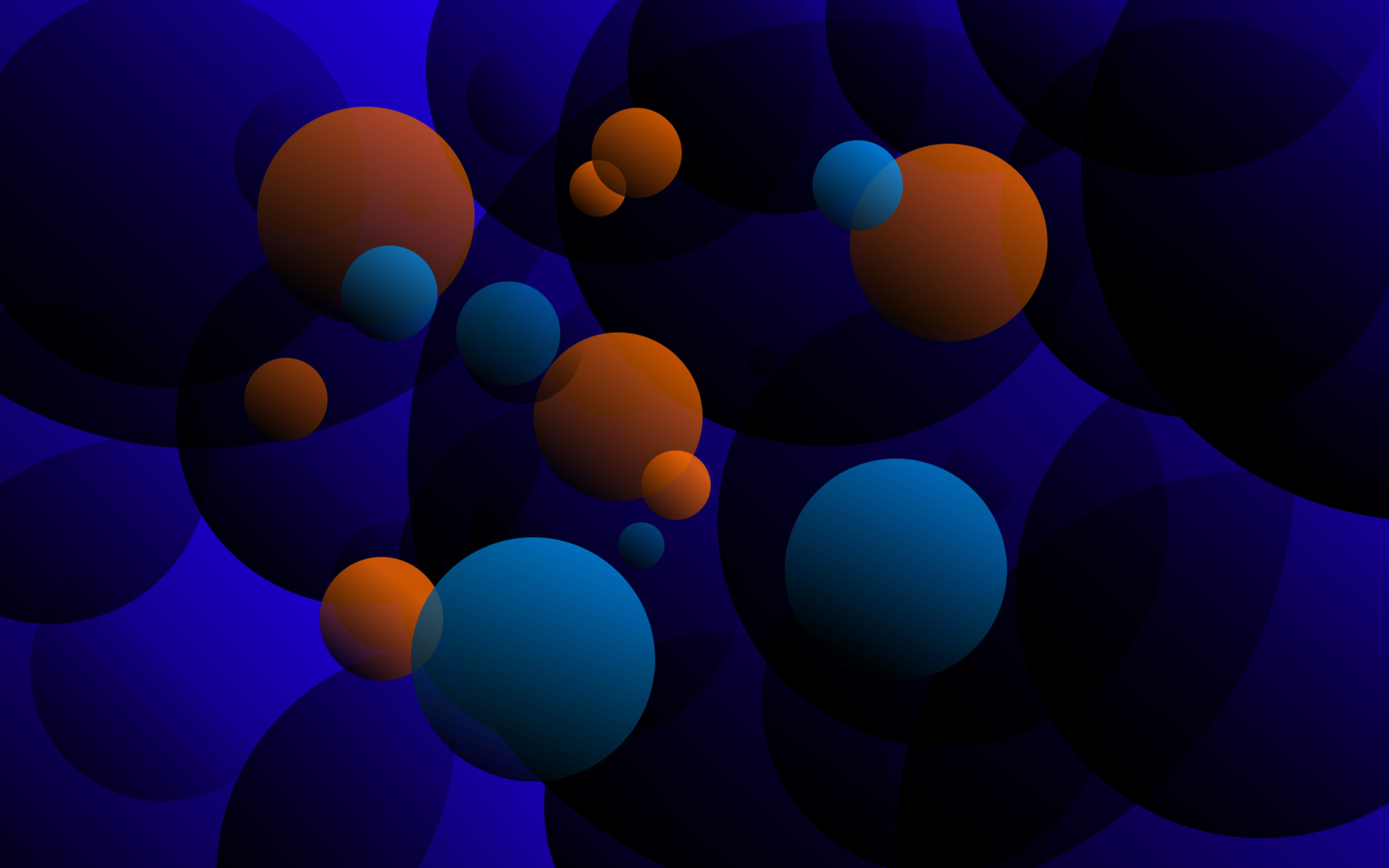 Screenshot №1 pro téma 3D Spheres 2560x1600