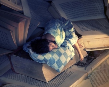 Reading And Dreaming wallpaper 220x176
