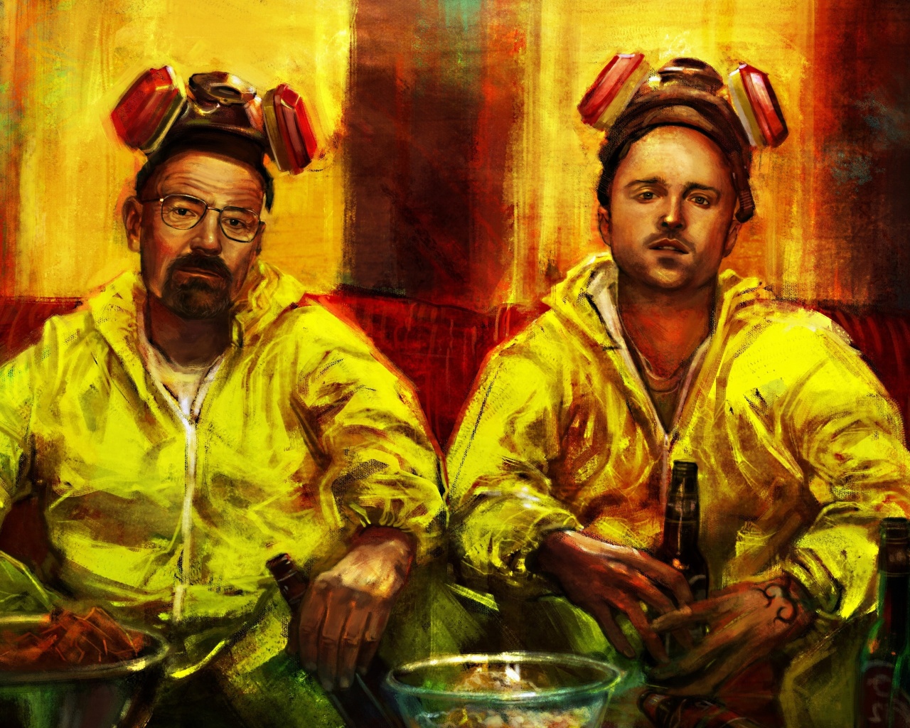 Breaking Bad with Walter White wallpaper 1280x1024
