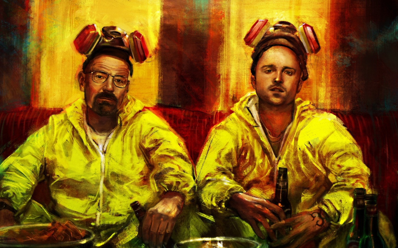 Breaking Bad with Walter White wallpaper 1280x800