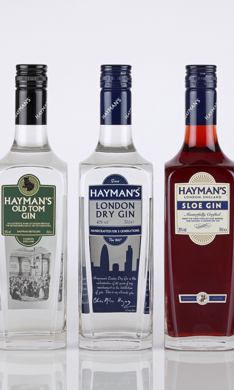 Fondo de pantalla Haymans London Dry Gin 480x800