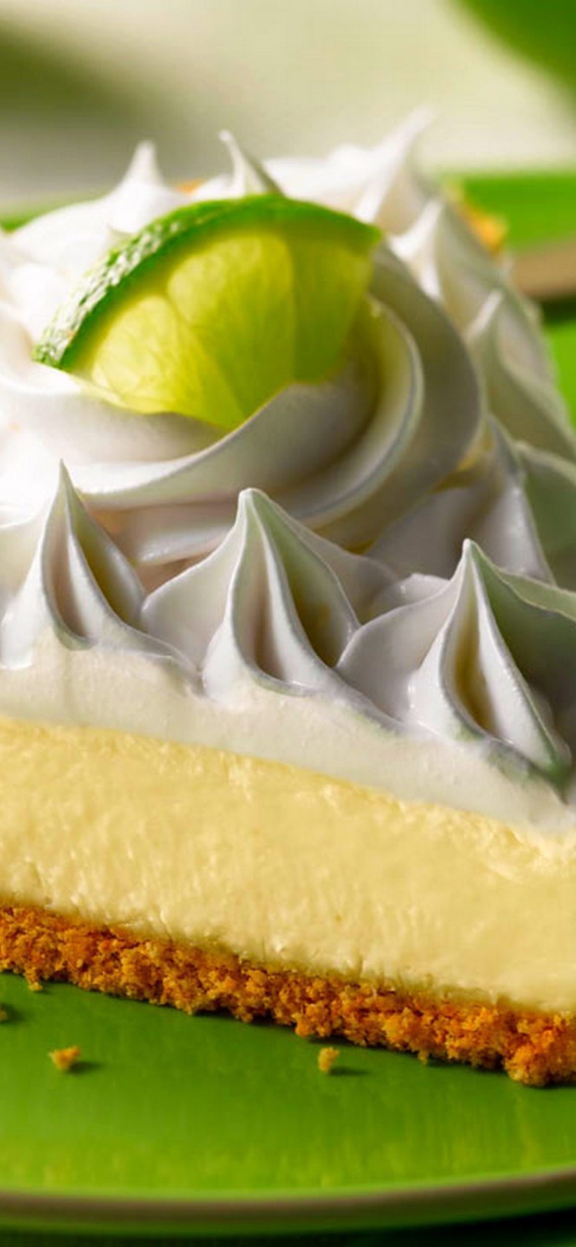 Das Lime Cheesecake Wallpaper 1170x2532