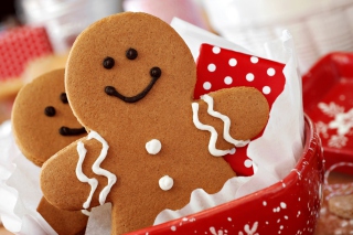 Ginger Bread Christmas Cookies sfondi gratuiti per cellulari Android, iPhone, iPad e desktop