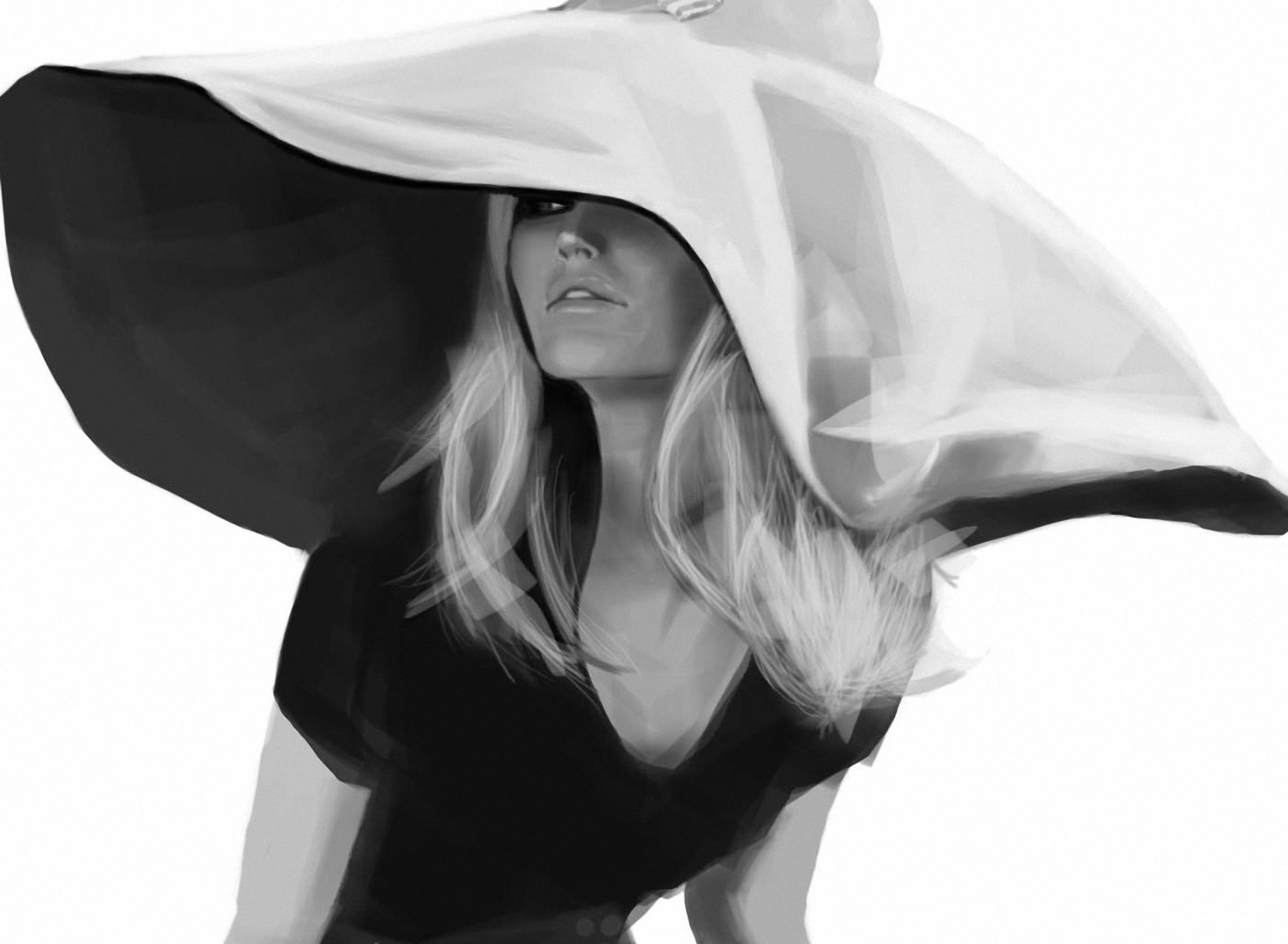 Screenshot №1 pro téma Brigitte Bardot Painting 1920x1408