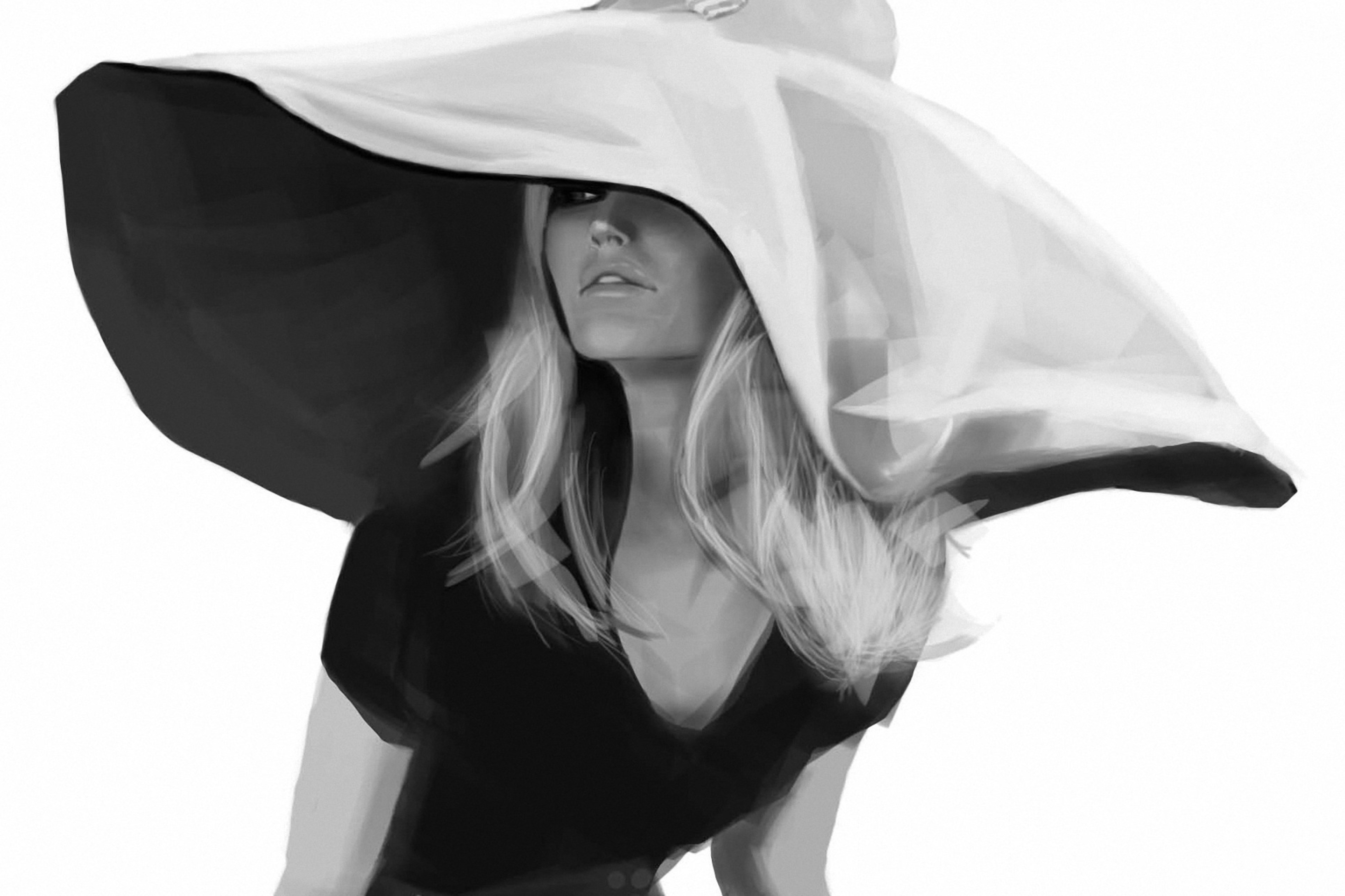 Brigitte Bardot Painting wallpaper 2880x1920