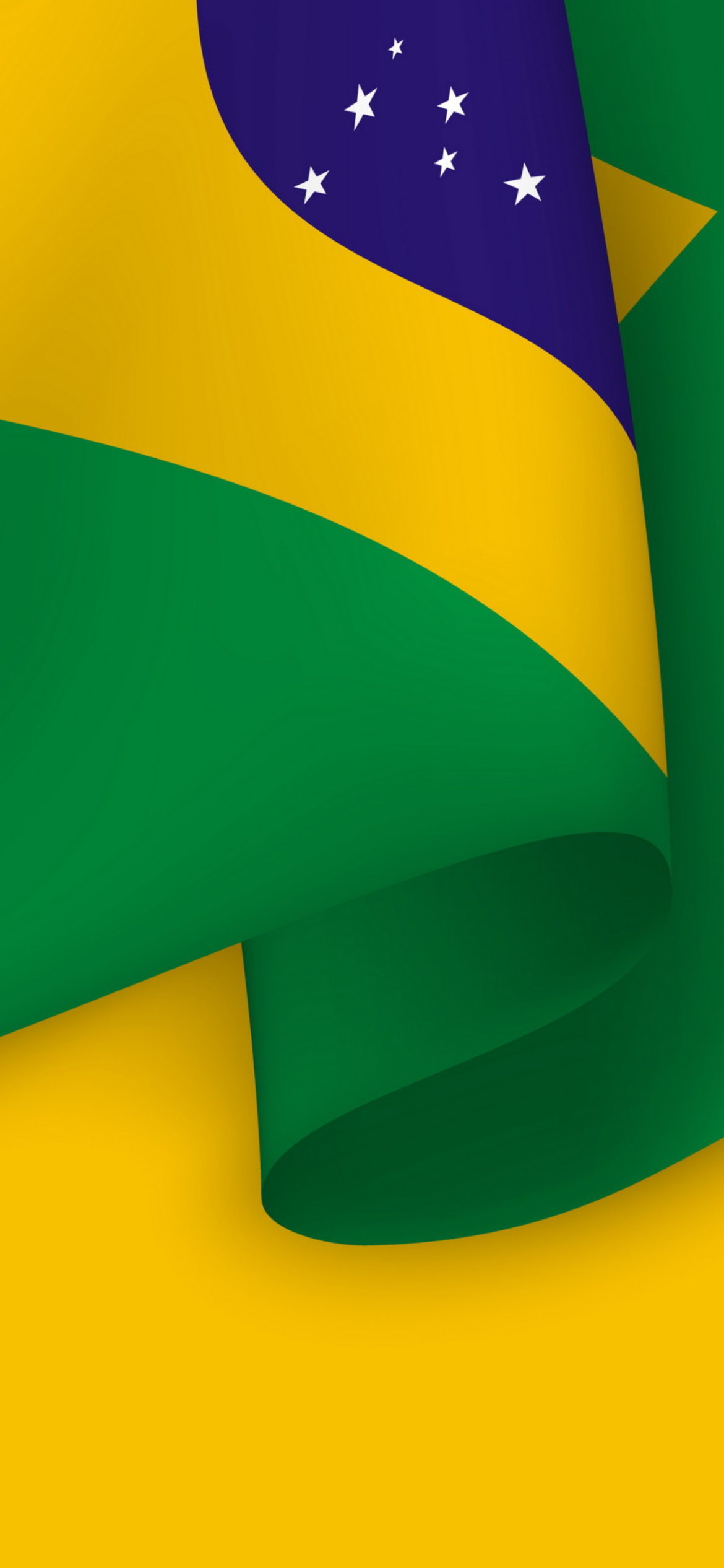 Brazil Flag wallpaper 1170x2532