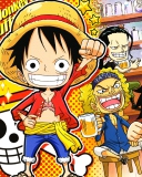 Screenshot №1 pro téma One Piece 128x160