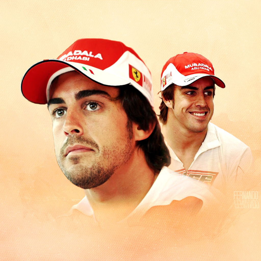 Das Fernando Alonso Wallpaper 1024x1024