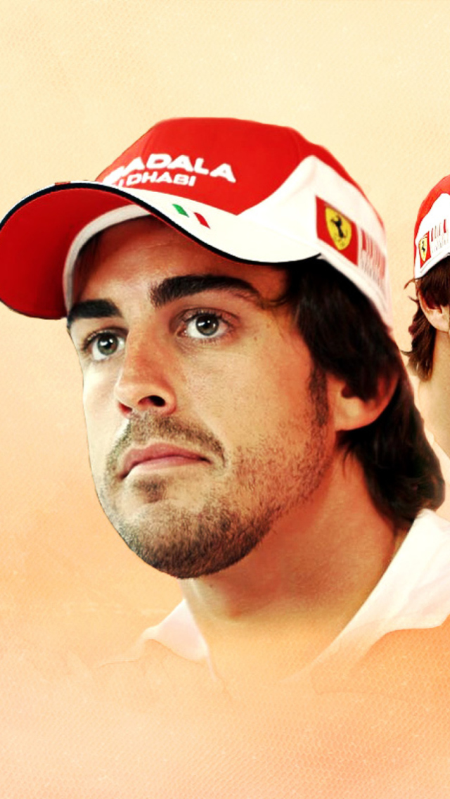 Fondo de pantalla Fernando Alonso 640x1136
