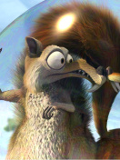 Ice Age Dawn of the Dinosaur Scrat And Scratte wallpaper 132x176