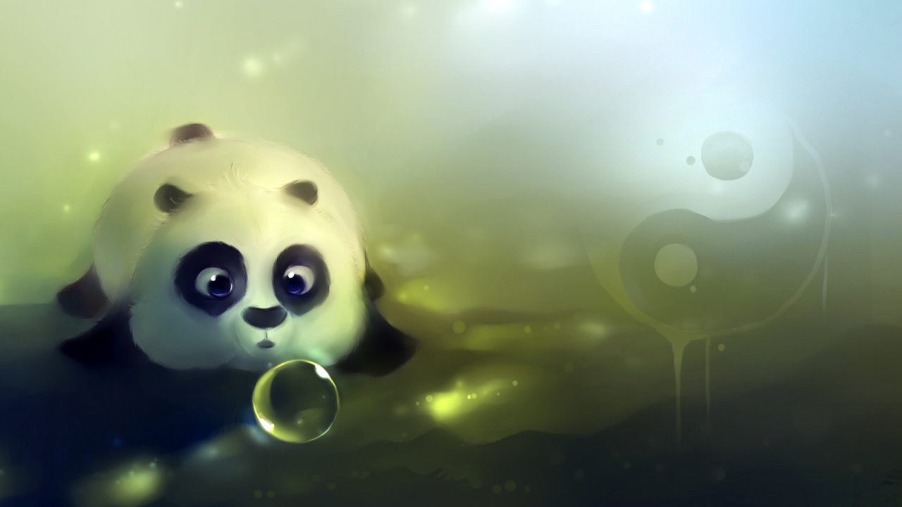Fondo de pantalla Baby Panda 1280x720