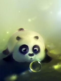 Das Baby Panda Wallpaper 240x320