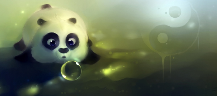 Das Baby Panda Wallpaper 720x320