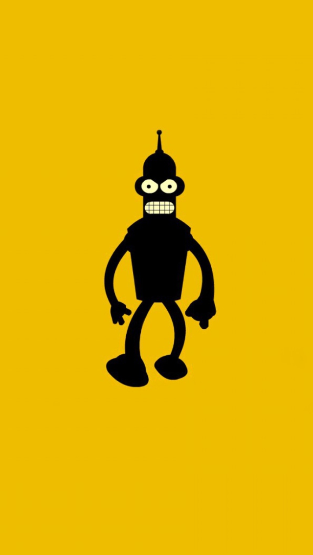 Bender Futurama wallpaper 640x1136