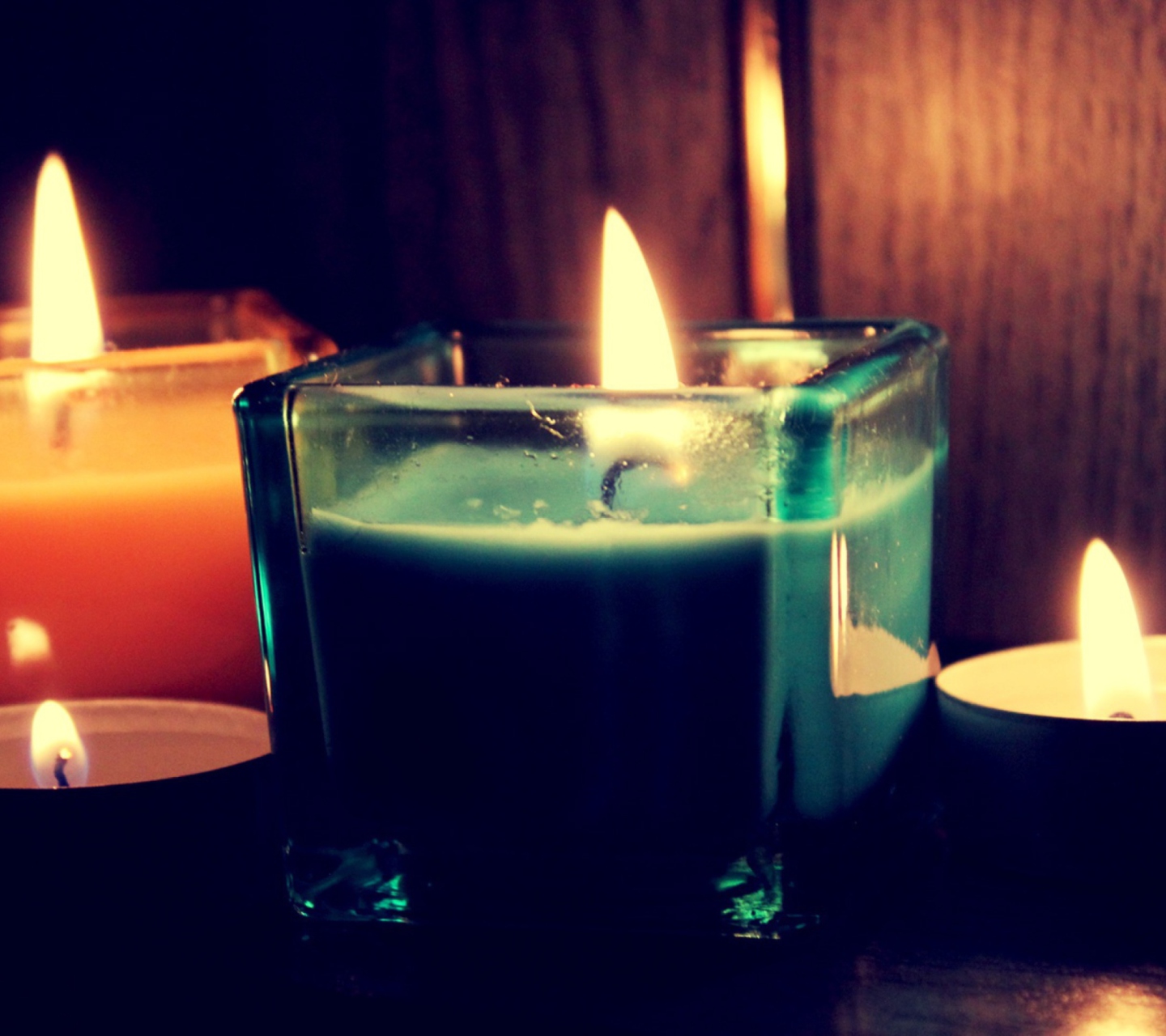 Обои Romantic Candles 1440x1280