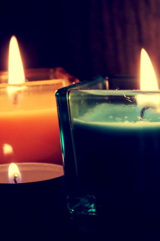 Sfondi Romantic Candles 320x480