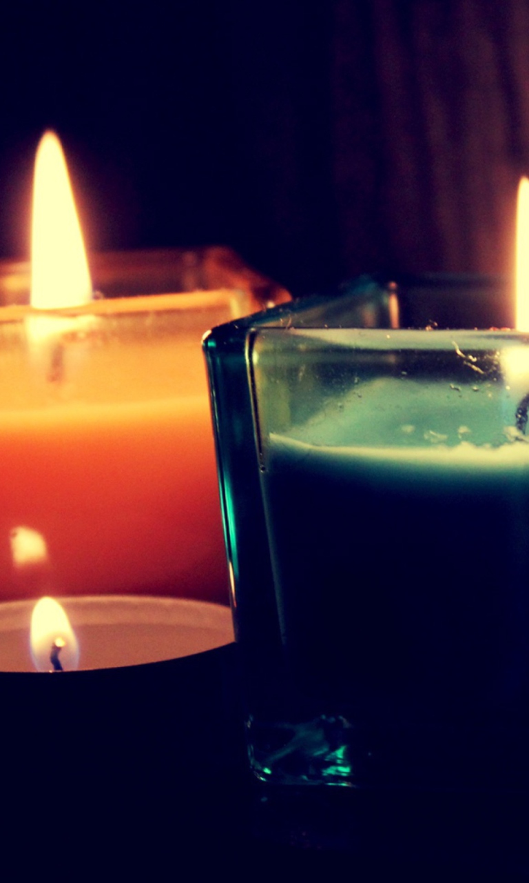 Обои Romantic Candles 768x1280