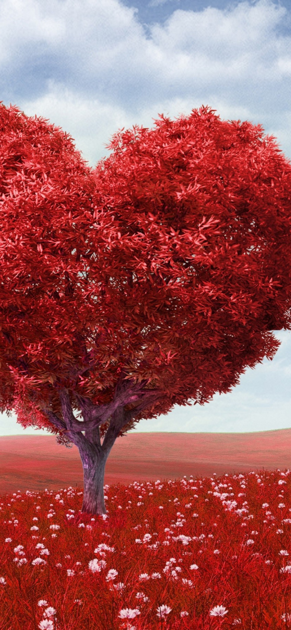 Обои Love Tree 1170x2532