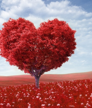 Love Tree - Obrázkek zdarma pro iPhone 6 Plus
