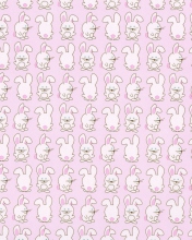 Das Pink Rabbits Wallpaper 176x220