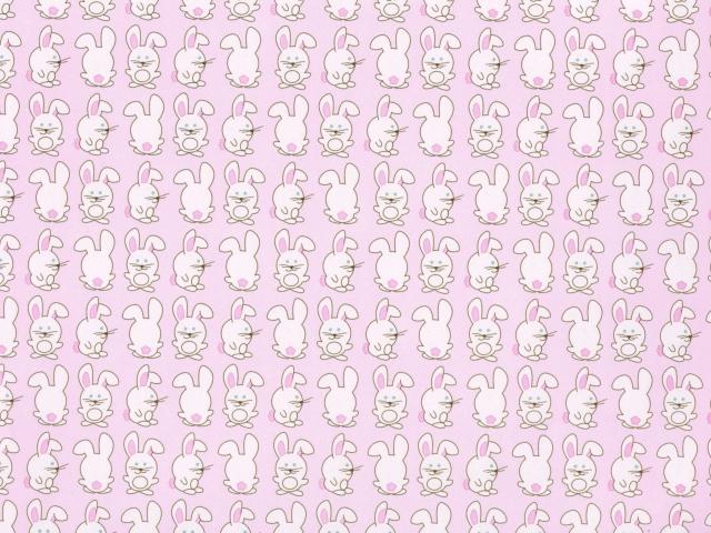 Обои Pink Rabbits 640x480