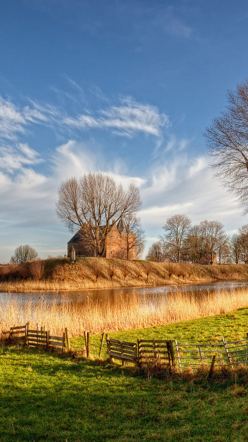 House in Netherlands wallpaper 360x640